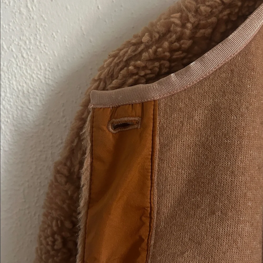 Everlane Camel Teddy Button-Up Jacket - Picture 7 of 7